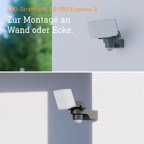 STEINEL XLED PRO Expanse S with motion detector - anthracite